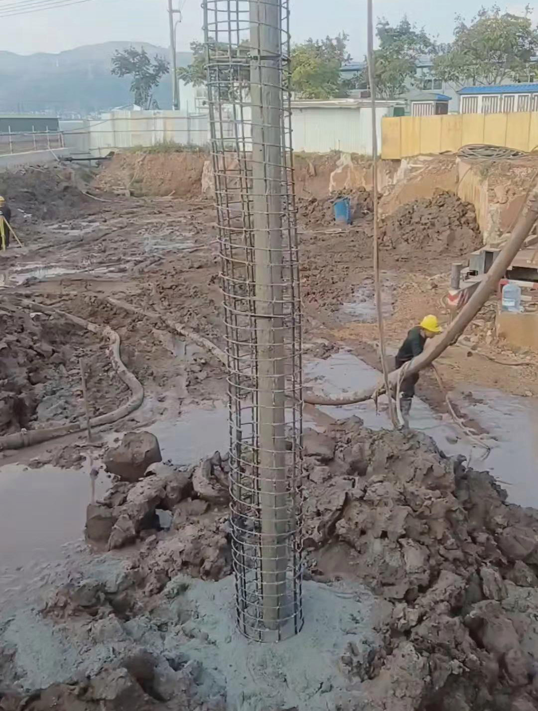 潍坊昌乐县长螺旋钻孔压灌桩